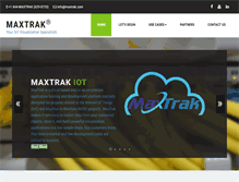 Tablet Screenshot of maxtrak.com